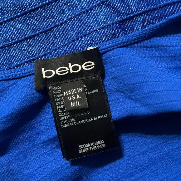 Bebe Royal Blue Sleeveless Mini Dress - Picture 3 of 5